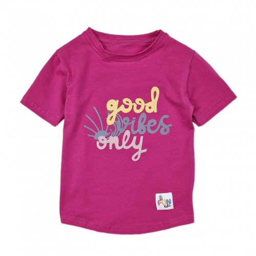 Tričko Funkids goodvibes magenta