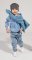 Nohavice NUNU denim jeans blue