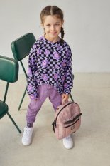 Dívčí kalhoty NUNU vintage purple