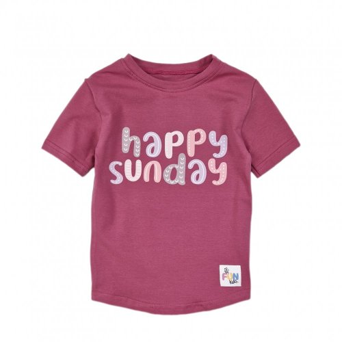 Tričko Funkids happy sunday rasberry