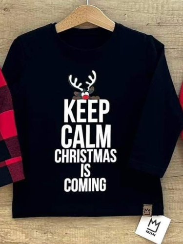 Tričko MIMI christmas black